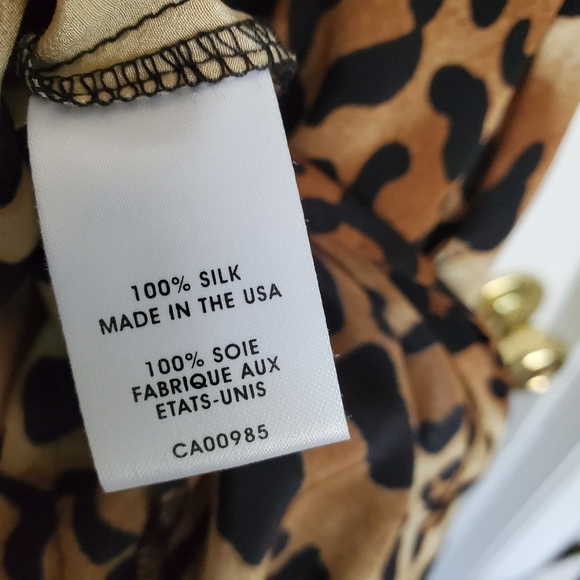 Nanette Lepore Silk Animal Print Dress - Picture 2 of 3